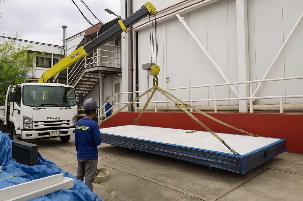 Foldable container house