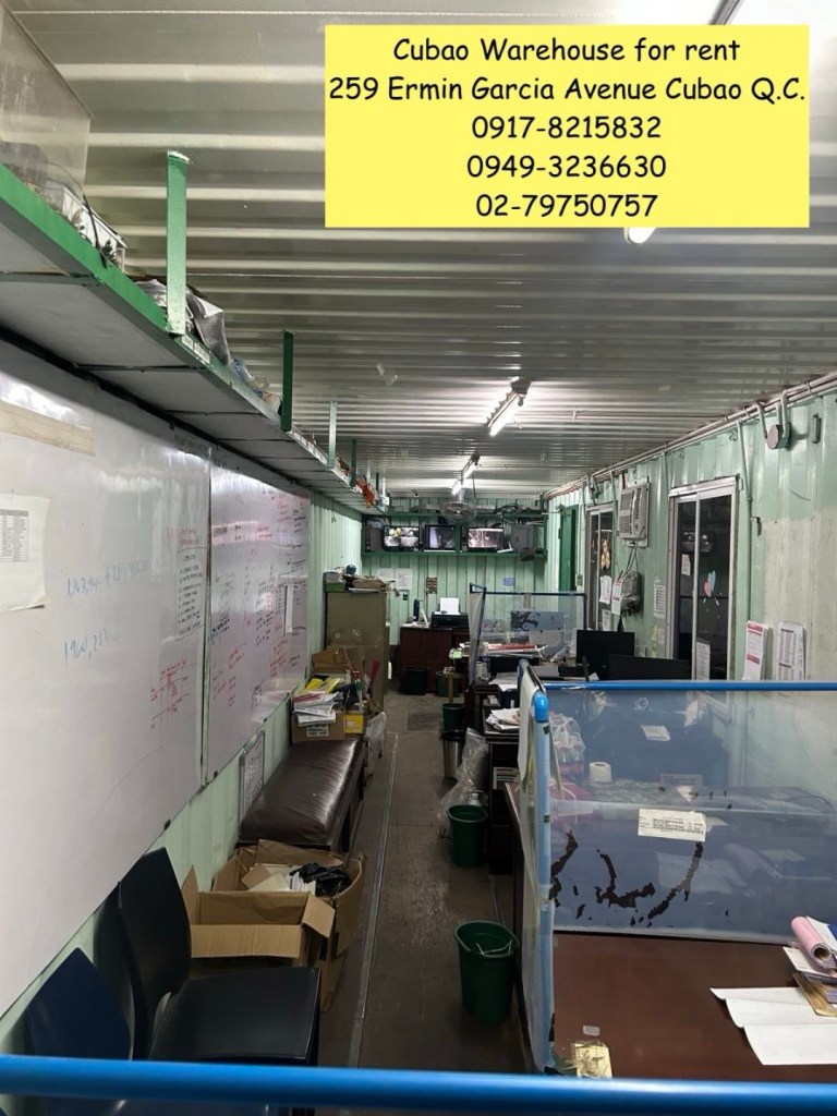Cubao Warehouse for rent​